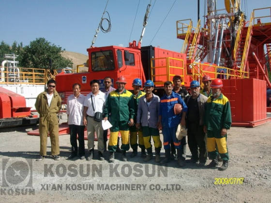 KOSUN were responsible for the supply of the whole set of solids control system with its after-sale assembly and maintenance. On the day when the system was started, Tajikistan premier showed up and cut the ribbons. 